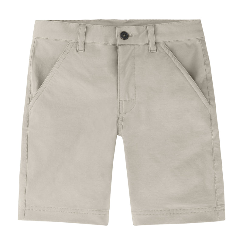 Boy's UPF Fairway Shorts in Stone|stone