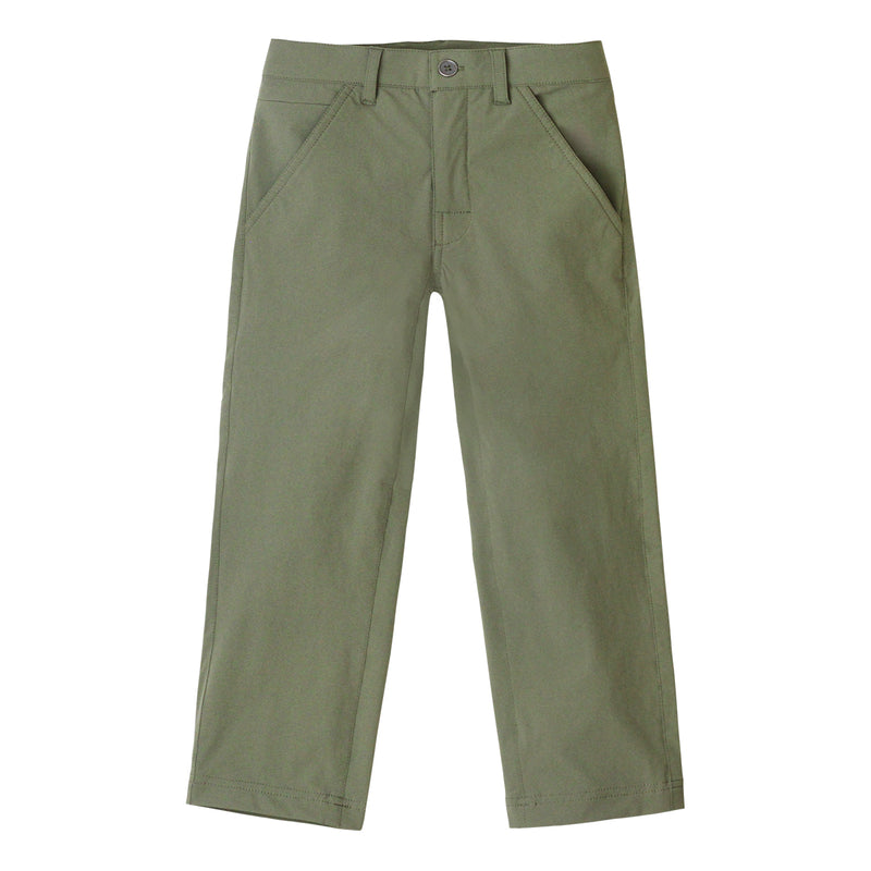 boy's fairway pants in deep olive|deep-olive