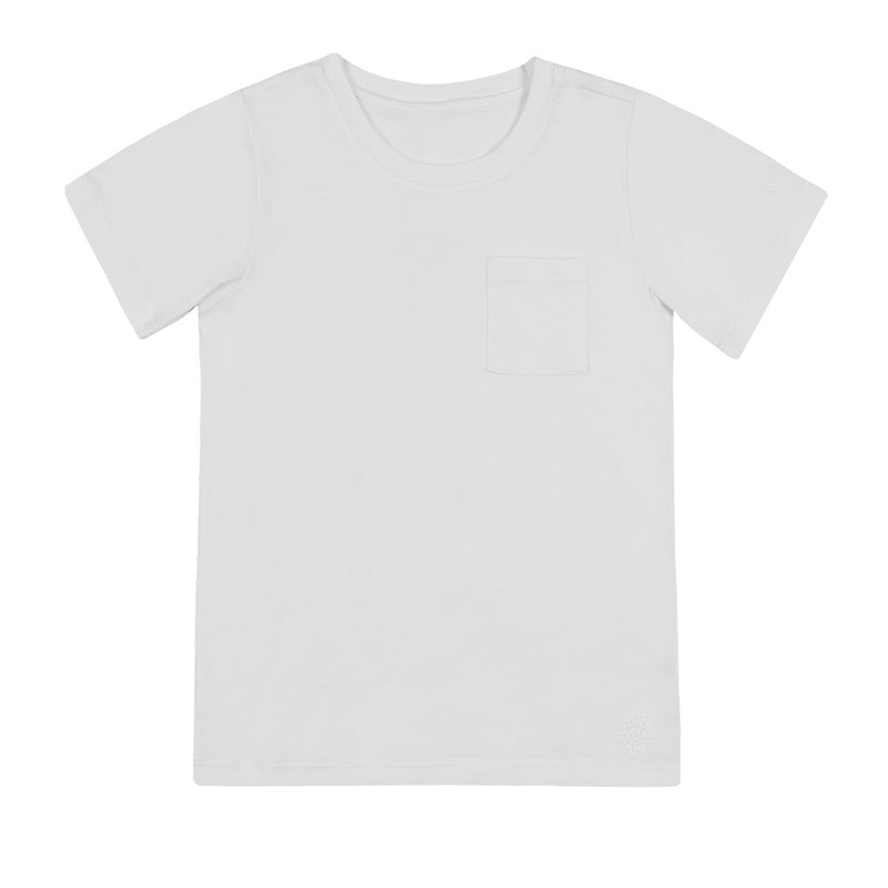 Boy's Everyday UPF Tee in White|white