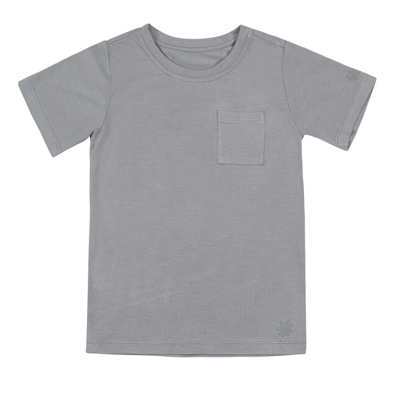 Boy's Everyday UPF Tee in Grey|grey