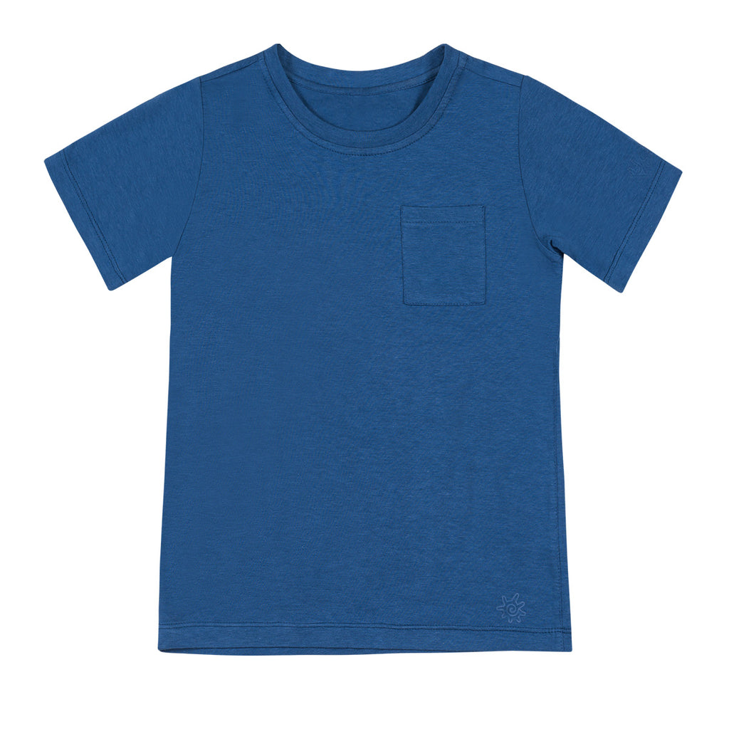 Boy's Everyday UPF Tee in Washed Navy|washed-navy