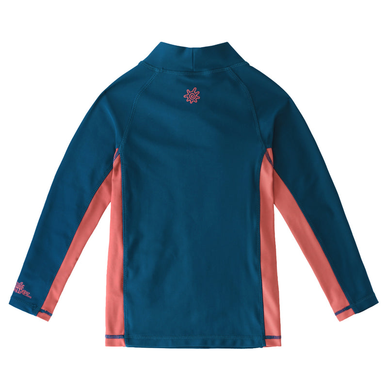Back of Boy's Long Sleeve Adventure Sun & Swim Shirt in Sun Safe Scorpion|sun-safe-scorpion