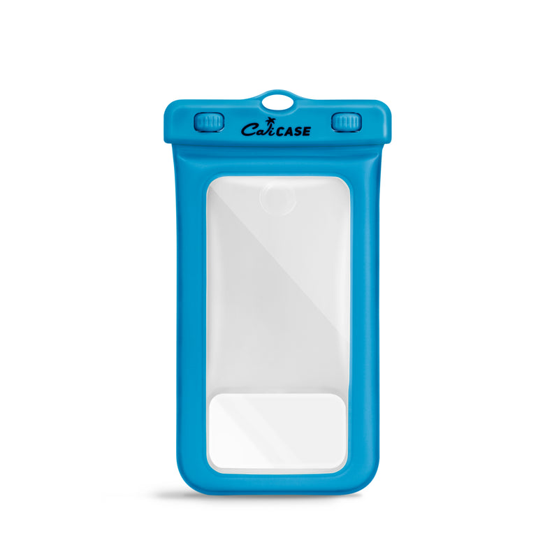waterproof floating phone case in blue|blue