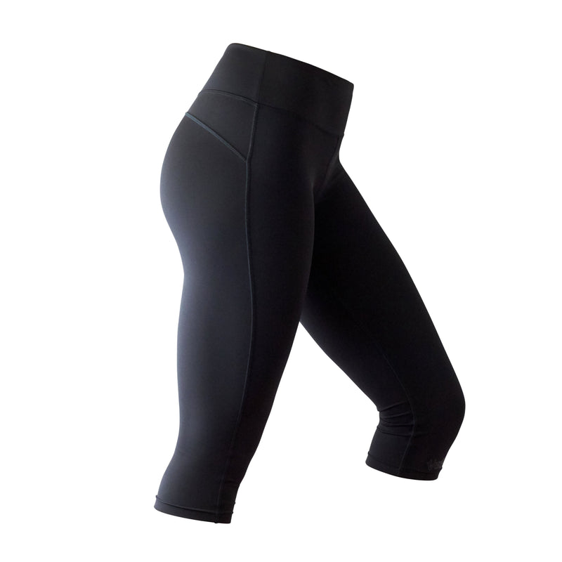 Women's Concepts Sport Charcoal nWo Quest Knit Capri Pants