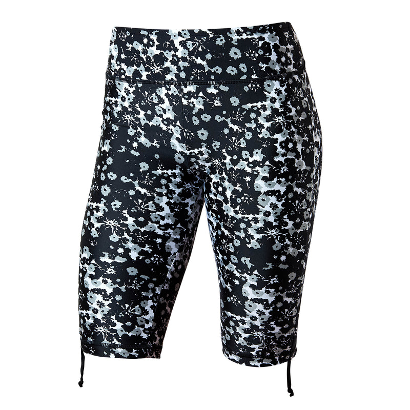Women's Active Swim Jammerz in Black Floral|black-floral