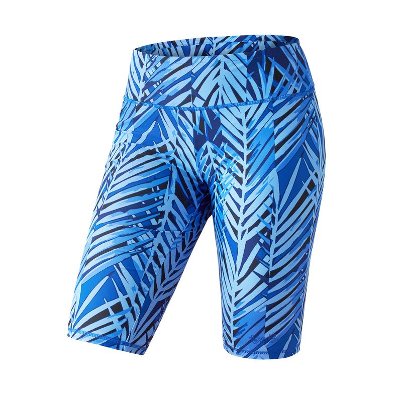 Women's Active Swim Jammerz in Midnight Palm|midnight-palm