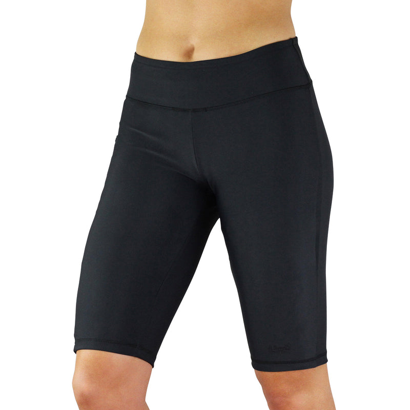 Women's active swim jammerz in black|black