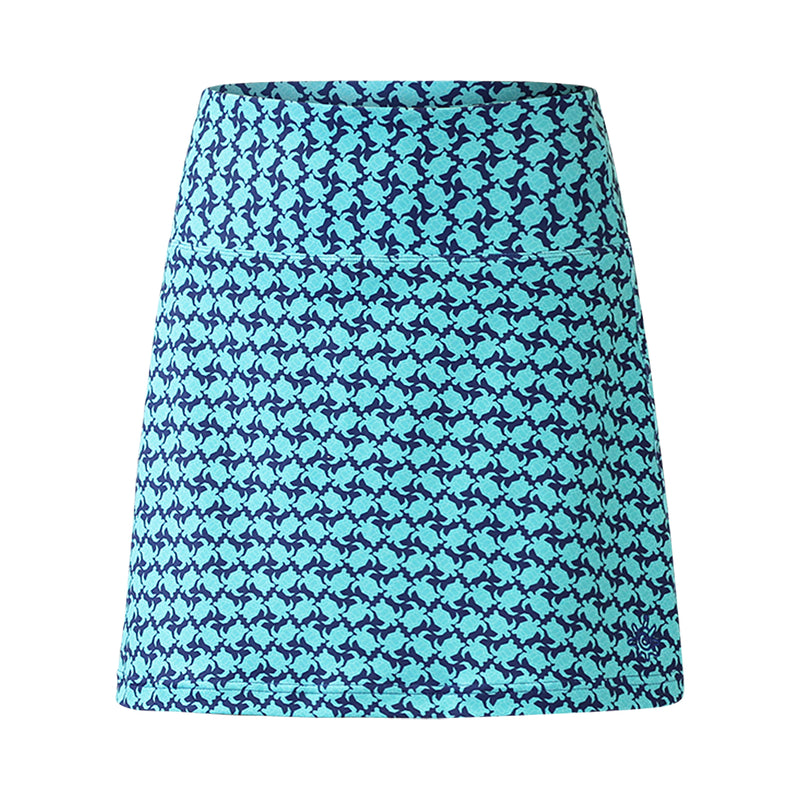 Women's Travel Skort in Mini Turtles|mini-turtles