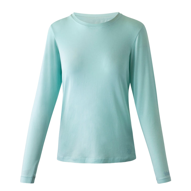 Women's Long Sleeve Everyday Tee in Beach Glass|beach-glass