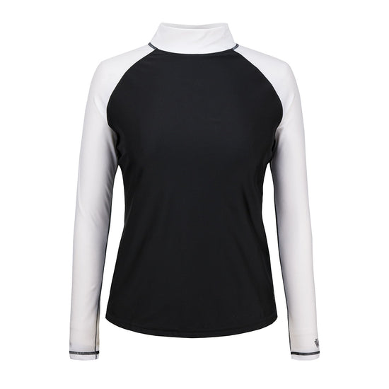 Black and white clearance long sleeve shirt womens