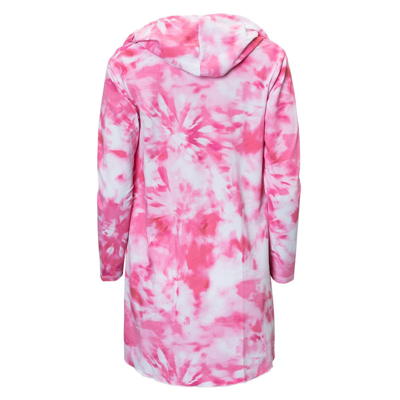back of the women's resort wrap in pink fusion|pink-fusion