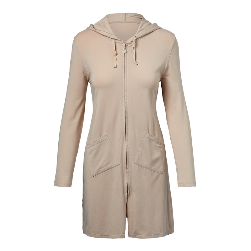 Women's Full Length UPF Jacket in Sand|sand