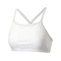 women's swim bra in white|white