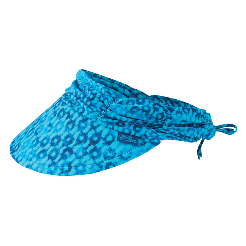 women's swim visor in aqua splash|aqua-splash