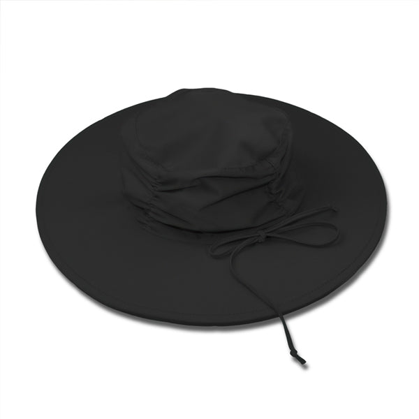swim hat in black|black