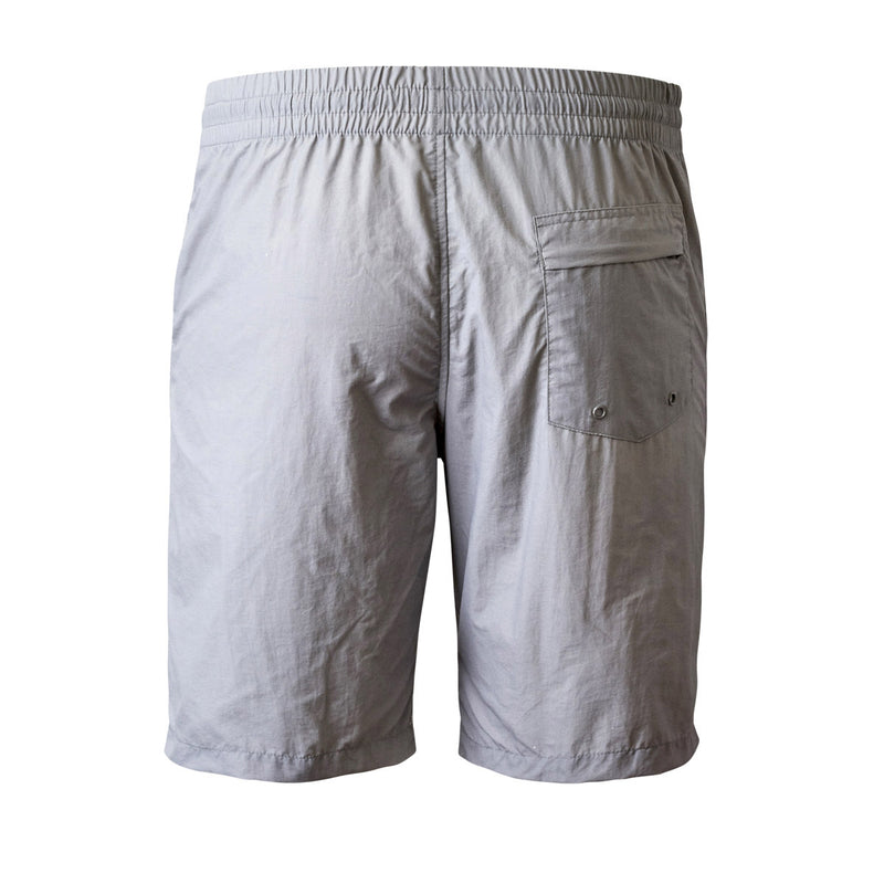 back of the men's classic trunks in grey|grey