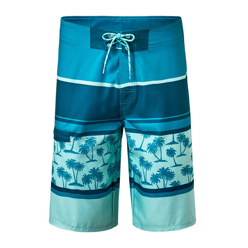 men's coastal board shorts in palm tree stripe|palm-tree-stripe