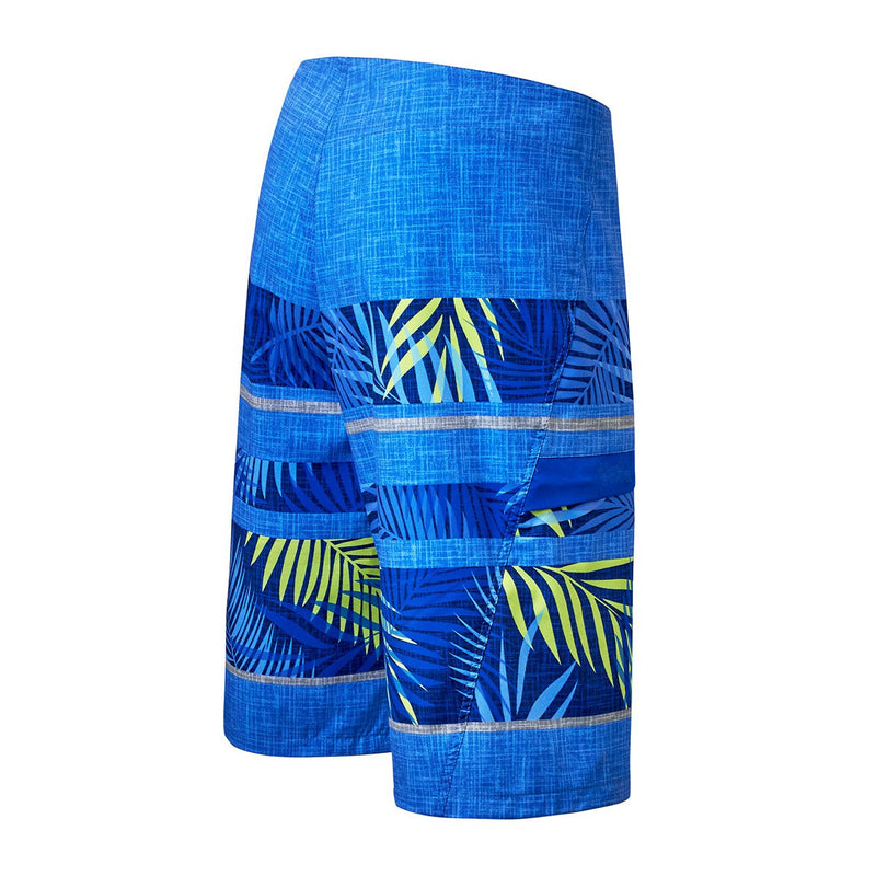 UV Skinz's men's coastal board shorts in tropical stripe|tropical-stripe