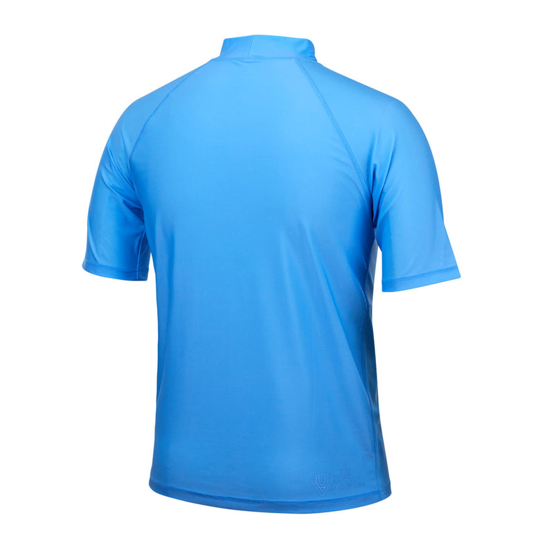 back of the men's short sleeve swim shirt in regatta|regatta