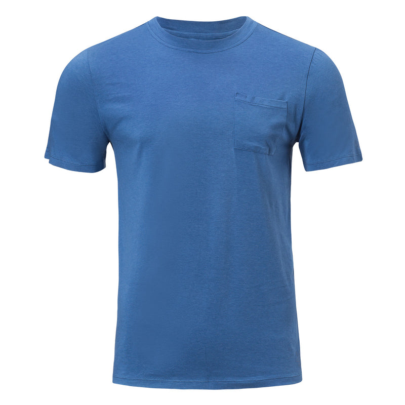 men's UPF t-shirt in washed navy|washed-navy