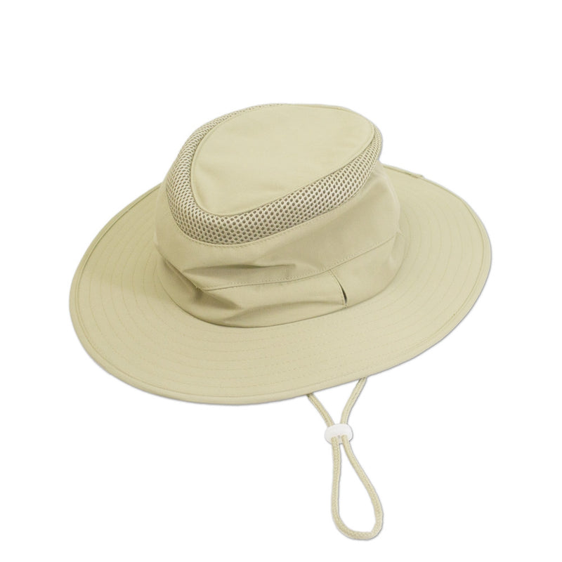 UV Skinz's Men's Wide Brim Sun Hat in Tan Cream|tan-cream