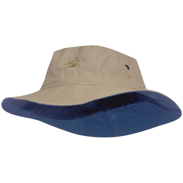 Men's Bucket Hat in Navy Tan|navy-tan