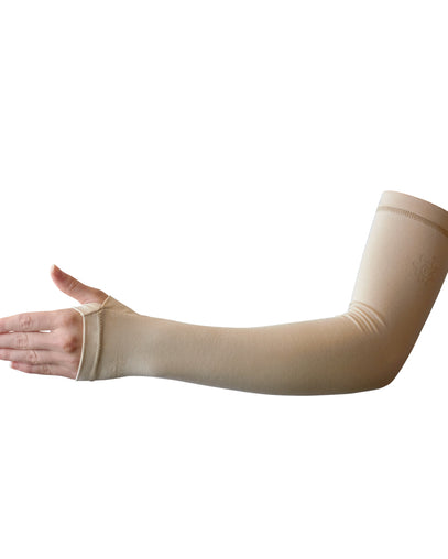 Bamboo Sun Sleeves in Sand|sand