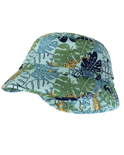 kid's adjustable flap sun hat in cool cat|cool-cat