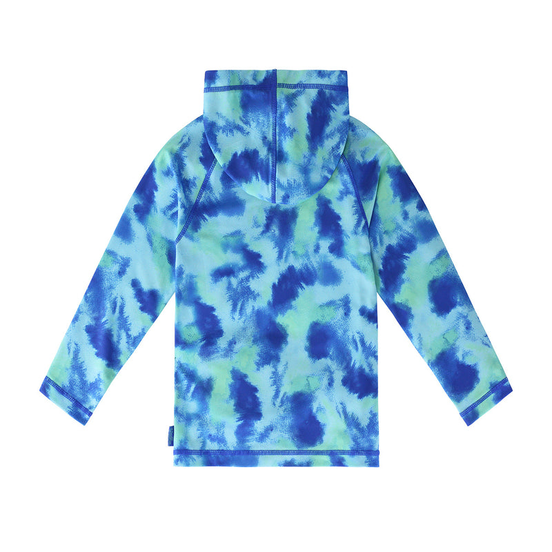 back of the boy's pullover hoodie in riptide tie dye|riptide-tie-dye