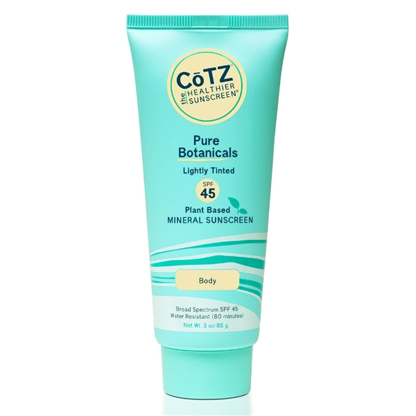 CoTZ Pure Botanicals - Lightly Tinted Sunscreen - SPF 45+ (3oz)