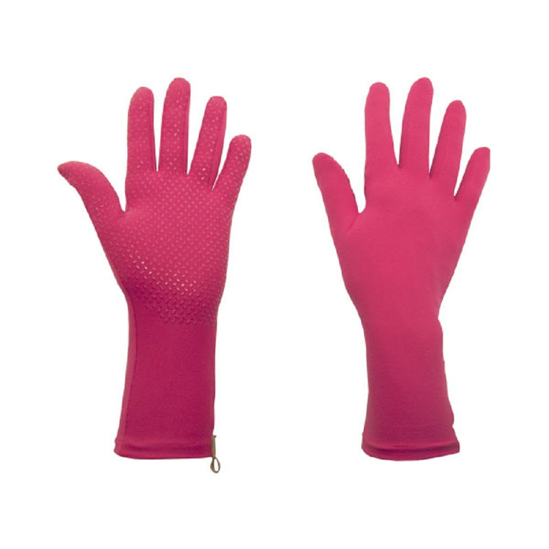 sun protective gloves in fuchsia|fuchsia