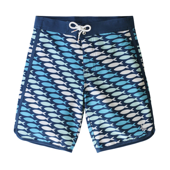 Boy's Retro Board Shorts with UPF 50+ UV Skinz – UV Skinz®