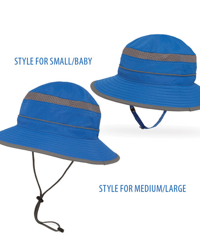 Bucket hat for kids in royal|royal
