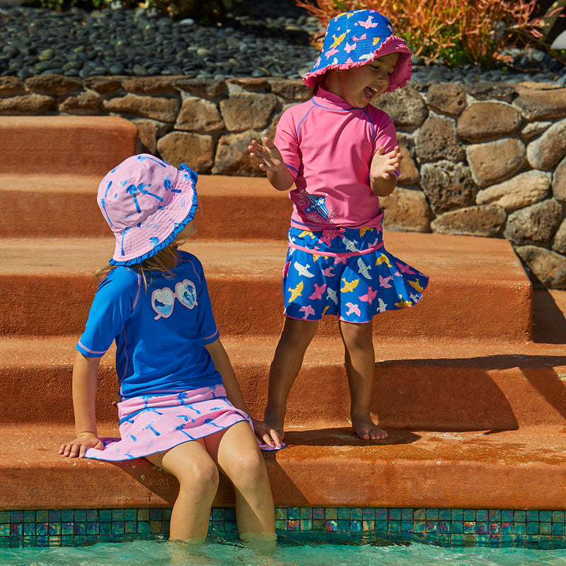 Girl's 3PC Sun & Swim Set