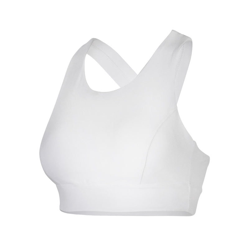 Women's Active Swim Bra in White|white