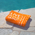 Sun Tips Plush Beach Towel